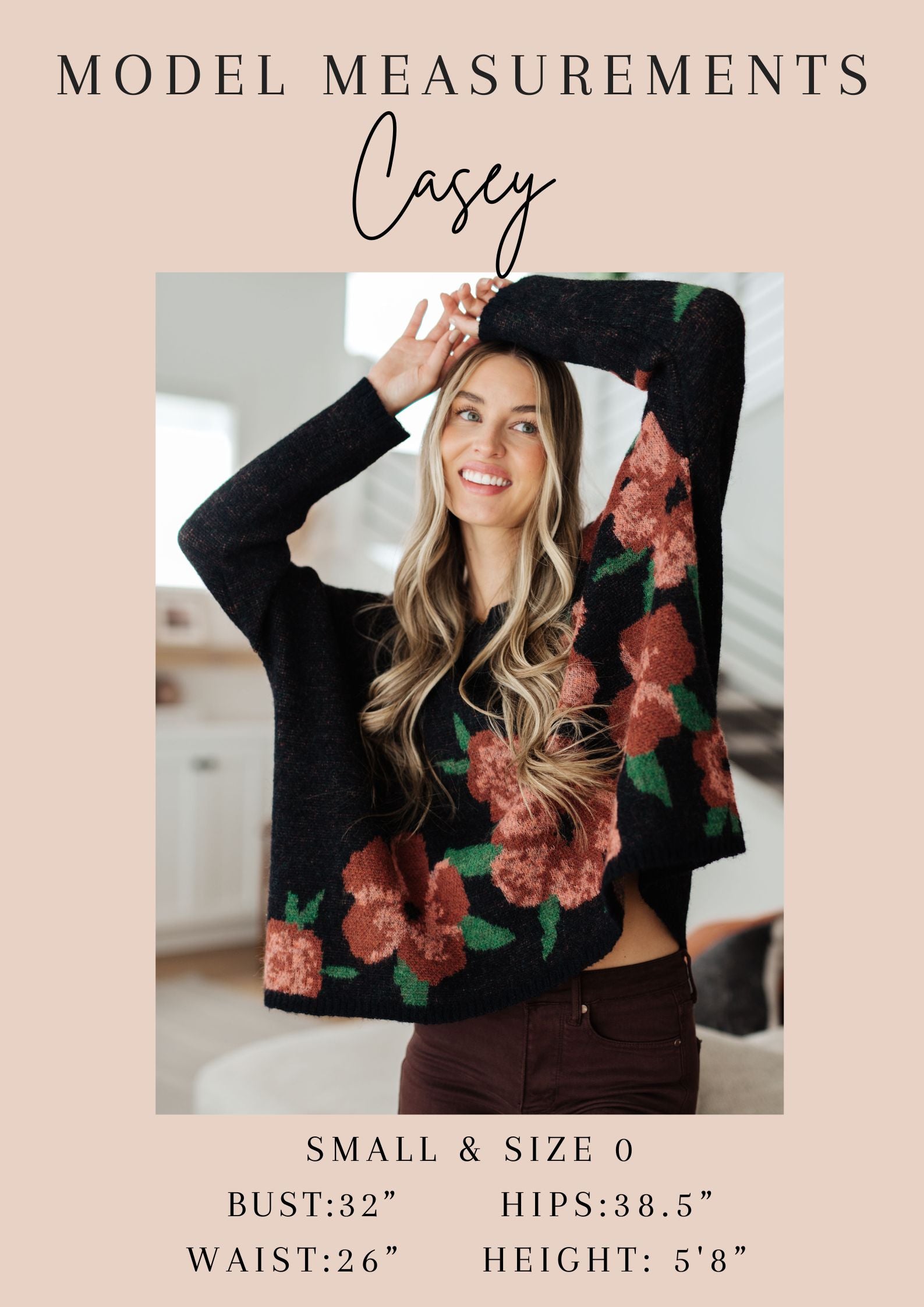 Really Simple Floral Henley Top