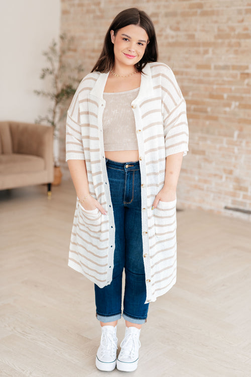 Plus Size Striped Casual Dress for Curvy Women