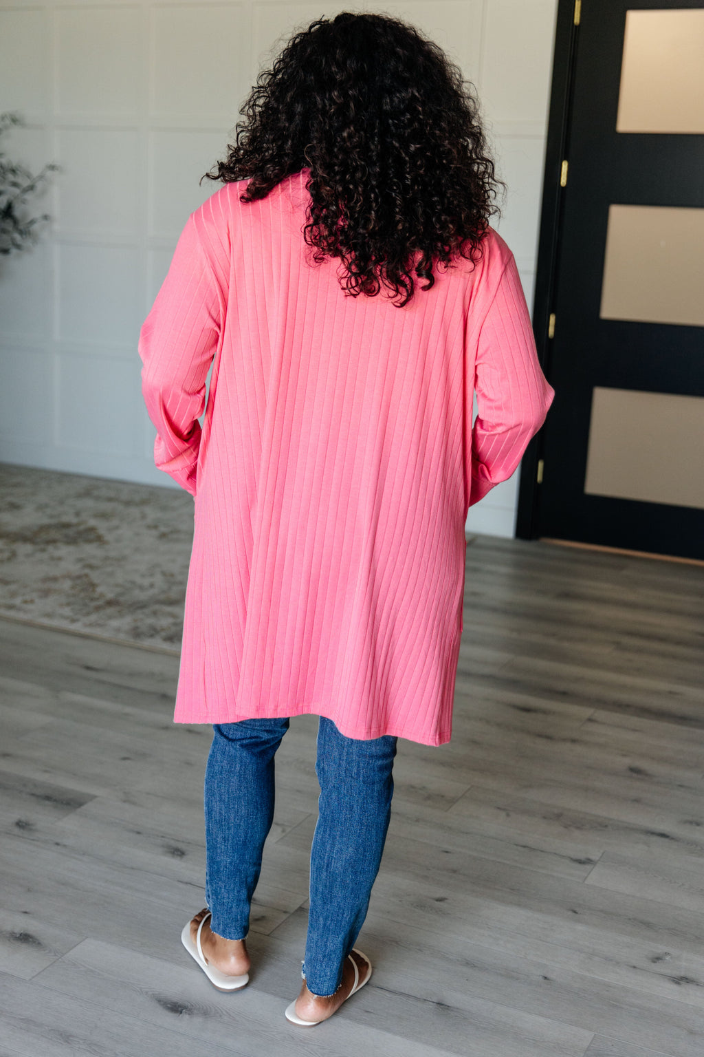 Plus Size Open Front Cardigan for Curvy Women
