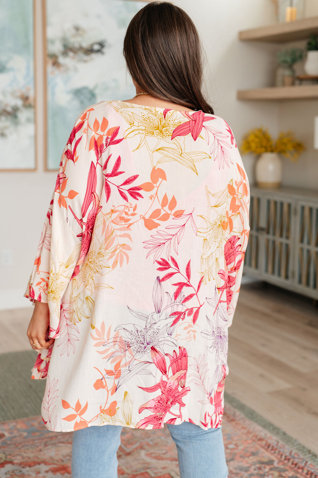 Plus Size Bell Sleeve Kimono for Curvy Women